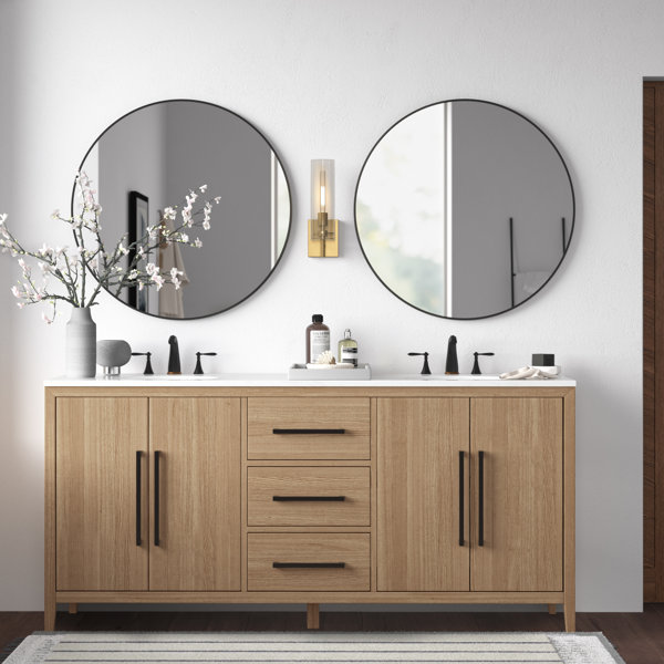 Mercury Row® Alsup 72" Double Bathroom Vanity & Reviews Wayfair Canada
